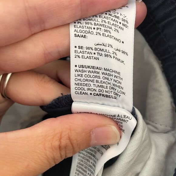 Amazon essentials Men's chino Navy Pants size XXL inseam 32 NWT - Picture 9 of 10